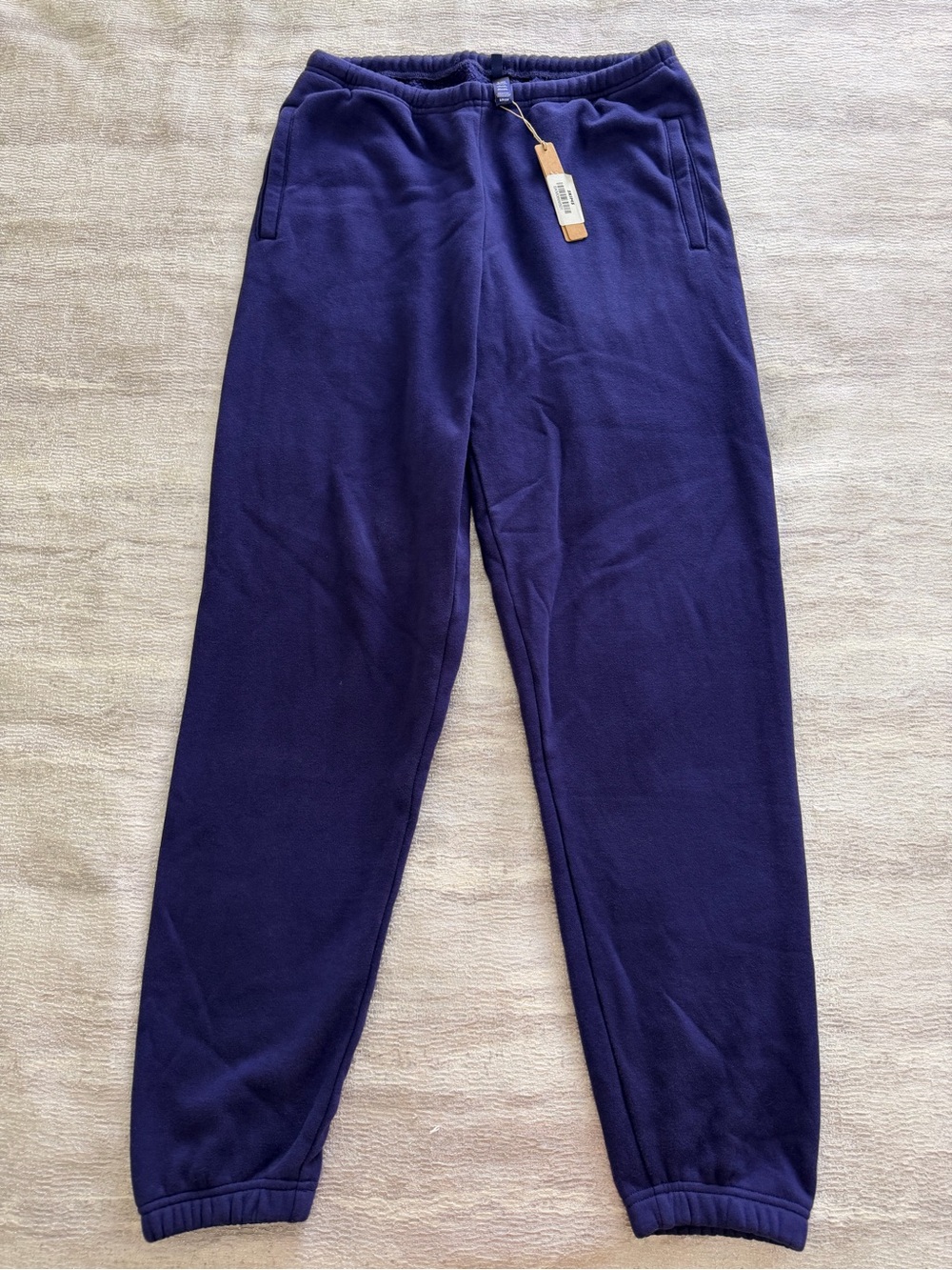 Skims Women Purple Fleece Jogger Pants - Comfortable Everyday Sweatpants Size S